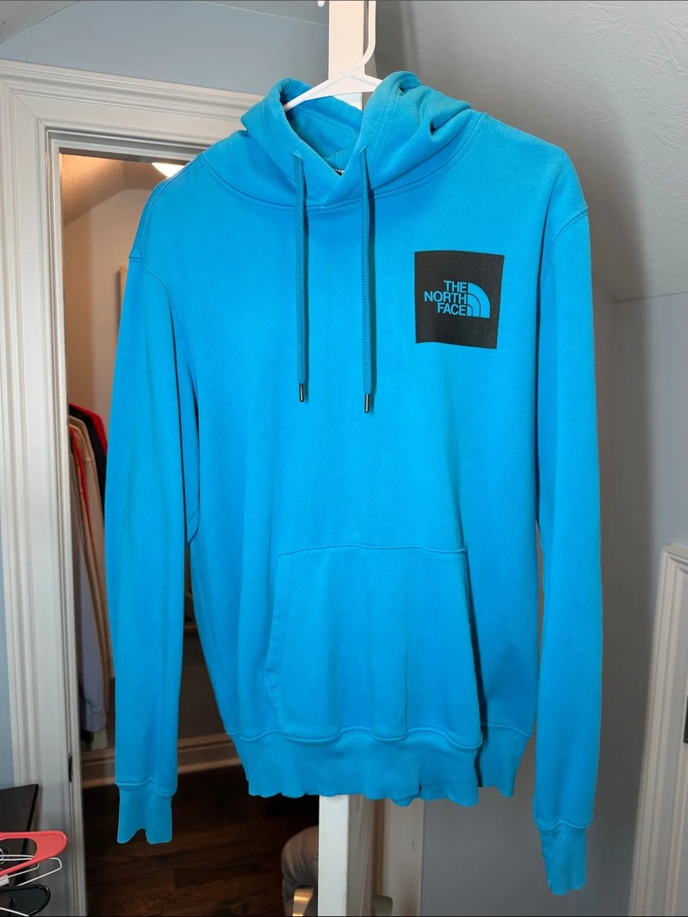 The North Face Men’s Teal Blue Pullover Hoodie